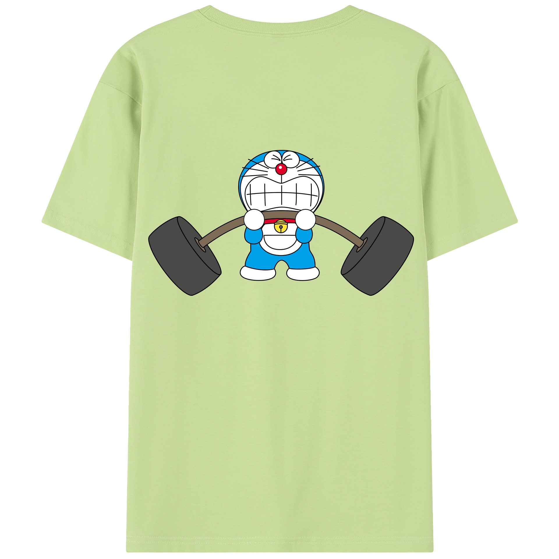 （画像用） ドラえもん Doraemon 綿100％半袖Tシャツ（背面プリント）